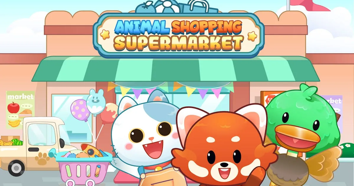 Animal Shopping Supermarket