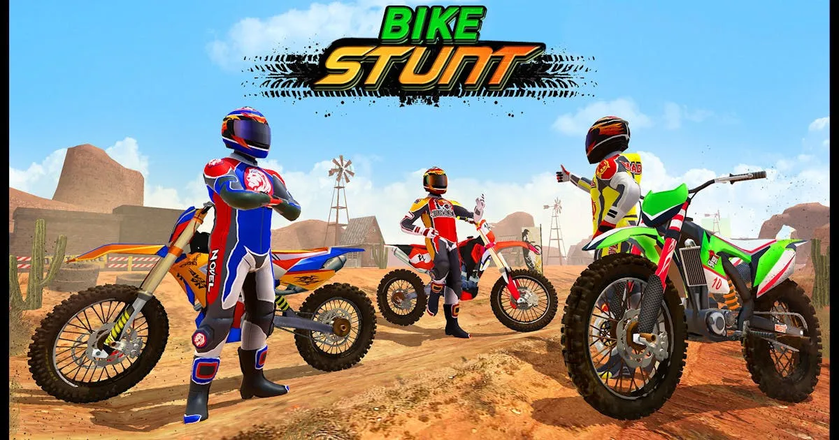 Bike Stunts Race Bike Games 3D