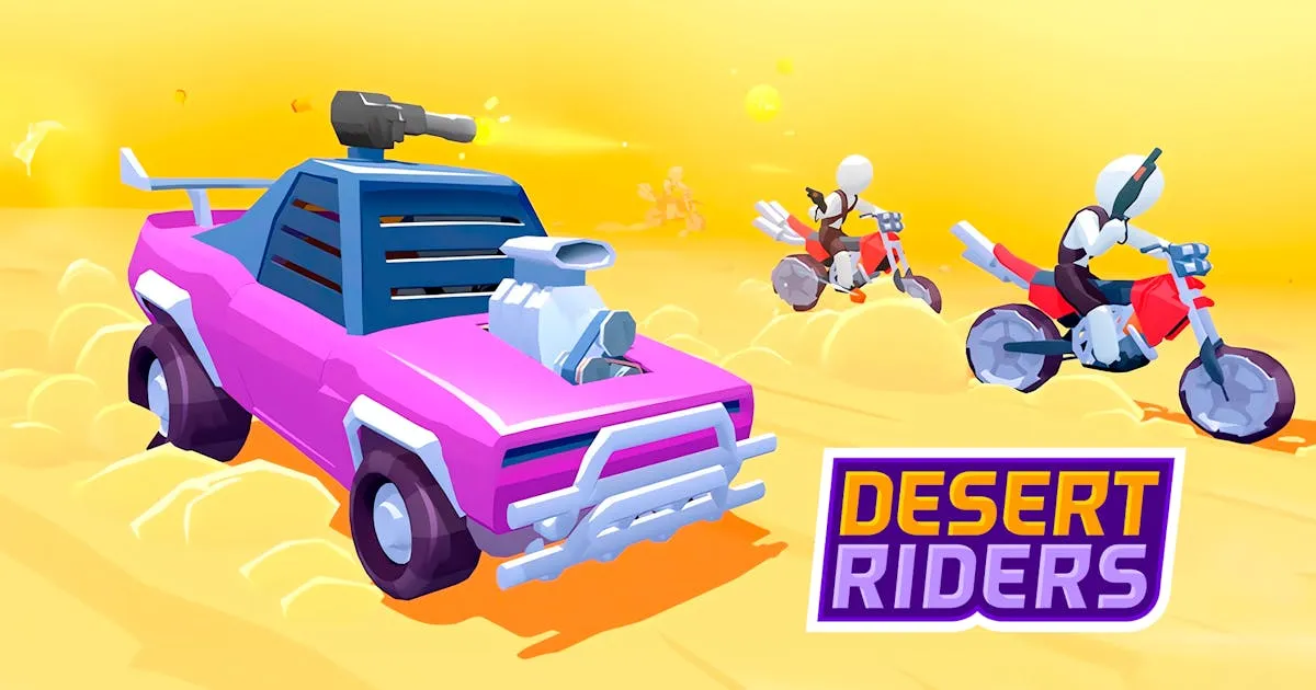 Desert Riders: Car Battle Game