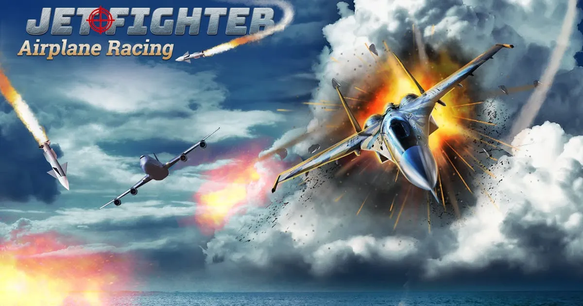 Jet Fighter Airplane Racing