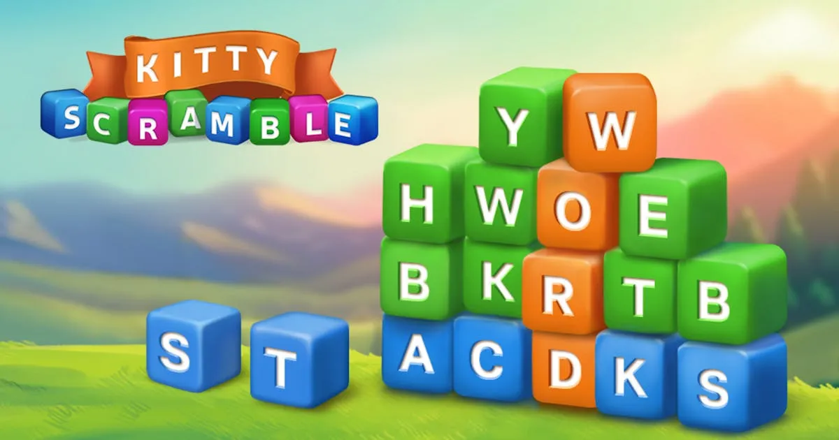 Kitty Scramble: Word Stacks