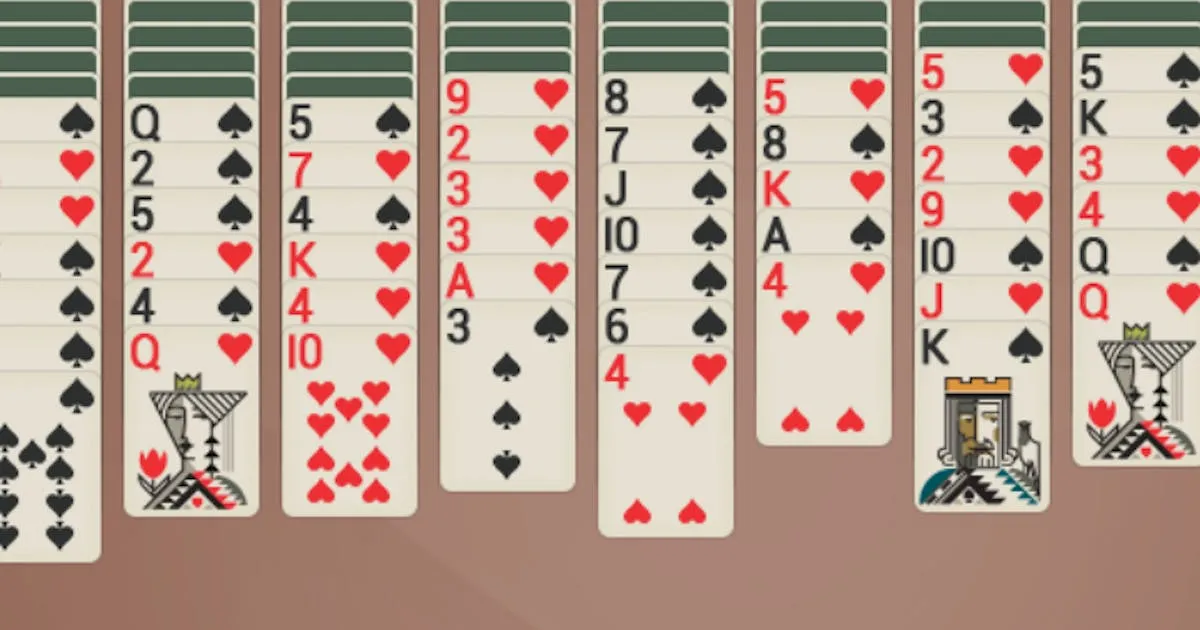 Spider Solitaire 2 Suits