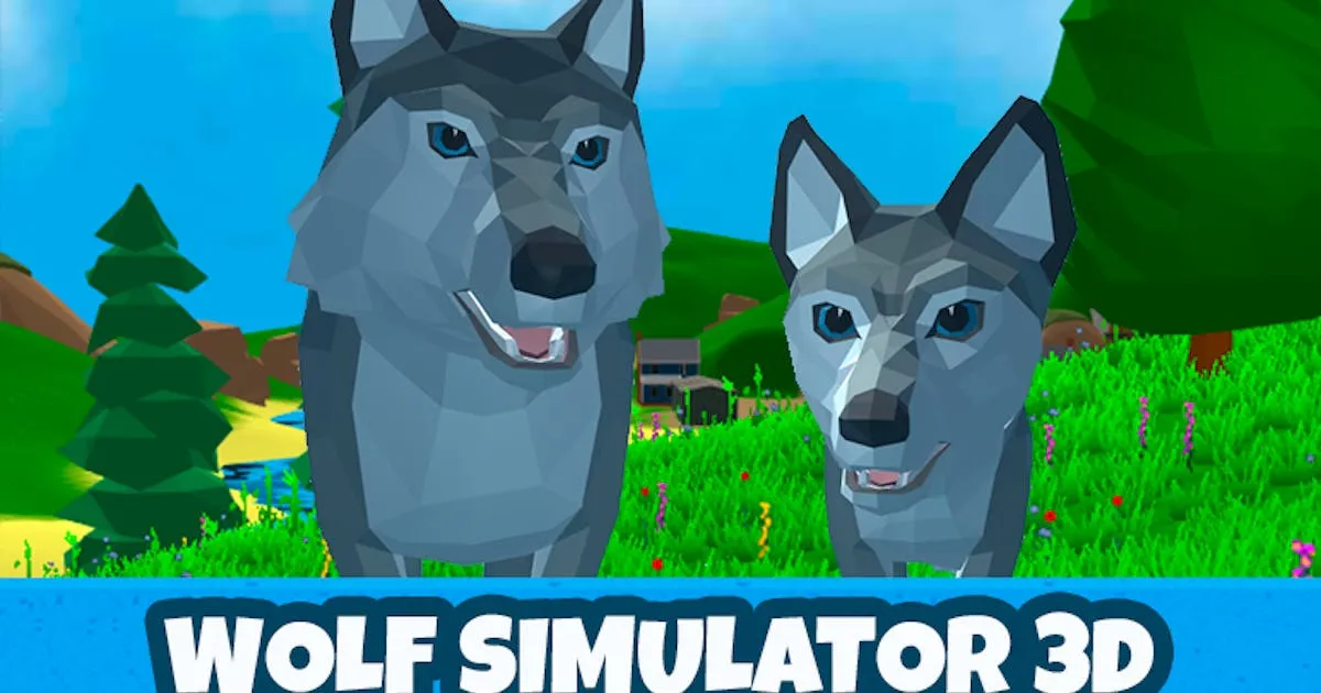 Wolf Simulator: Wild Animals 3D